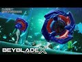 Beyblade X Episode 29 - Chrome Ryugu vs A.I Robot - Exhibition match