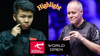 John Higgins vs Zhou Yuelong Higgins Highlight Weide Cup World Open 2025 Snooker