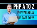 #03 PHP Variables & Data Type | PHP Tutorial A to Z