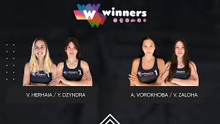 Winners Beach Volleyball. Women. V. Herhaia / Y. Dzyndra - A. Vorokhoba / V. Zaloha 10.01.2025