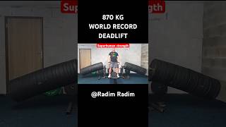 870 kg Deadlift🔥🔥🔥 WORLD RECORD!!!🔥🔥🔥 #deadlift #powerlifter #worldrecord #ramram