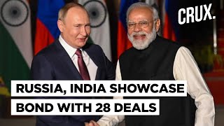 Modi & Putin Discuss Defence, Terror, Afghanistan, China As India & Russia Sign 28 Key Agreements