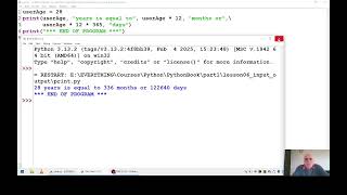 6. Python Fundamentals - Input/Output