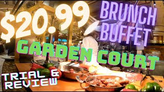 $20.99 Las Vegas Brunch Buffet Main Street Station Garden Court Food Trial & Review T5 & Becky