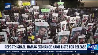 Israel, Hamas exchange list of names in hostage release deal