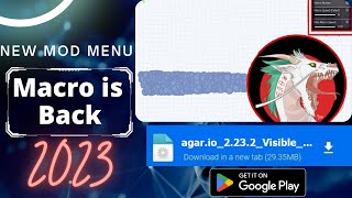 Agario macro 2023 latest mod menu 1000x Android and iOS