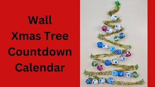 Wall Xmas Tree Countdown Calendar