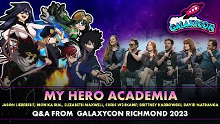 My Hero Academia Q&A - GalaxyCon Richmond 2023