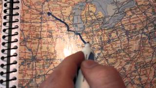 TRUCKING 101 Tips for new drivers. Tracking your route and using a road atlas.