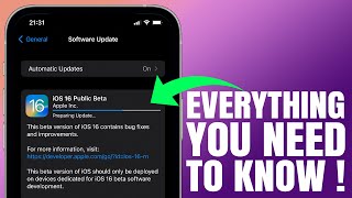 iOS 16 PUBLIC Beta Release - Everything You NEED To Know !