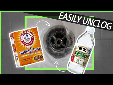 How To Easily Unclog A Drain Without Harsh Chemicals (Baking Soda + Vinegar) How To Easily Unclog A Drain Without Harsh Chemicals (Baking Soda + Vinegar)