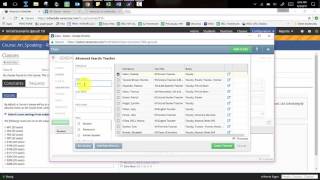 Veracross- adding classes to courses