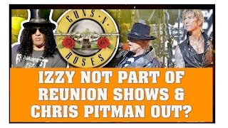 Guns N' Roses 2016 Reunion News: Izzy Not Involved in Reunion and Chris Pitman Leaves