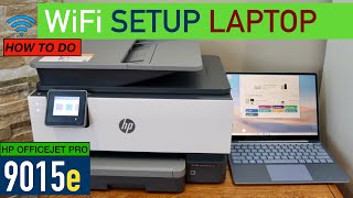 HP OfficeJet Pro 9015e Setup Windows 10 Laptop / Computer.