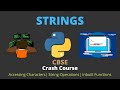 CBSE CS XI Chapter 8: Strings | CBSE Crash Course Class 11 | One Shot#cbseclass11th