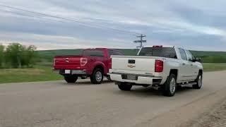 2012 Ford F-150 5.0L Coyote engine Vs 2015 High country 6.2L engine,  Which one will win?