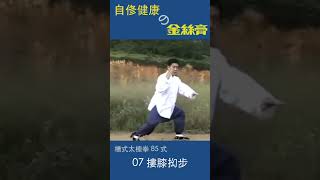 傅清泉   85式太極拳   07 摟膝抝步