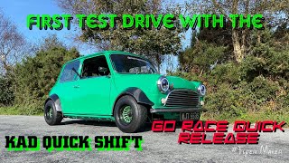 Classic Mini first drive with KAD quick shift and Go Race. Retromini1330