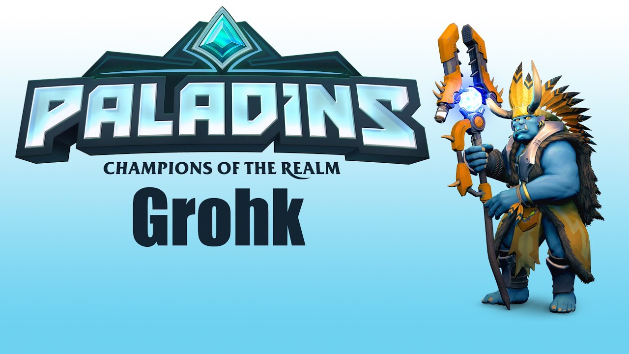 Paladins Beta Gameplay #3 - Grohk - YouTube