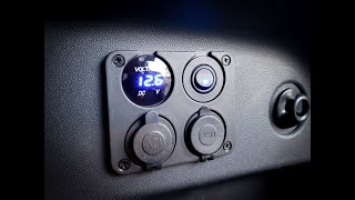 DIY 12v Panel Install - Subaru Crosstrek