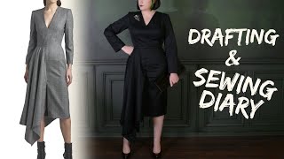 Making an Alexander McQueen Dress // Pattern Drafting and Sewing Experiment