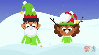 Five Little Elves  Christmas Song For Kids  Super Simple Songs