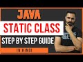 Java tutorial in Hindi for beginners #43 java static class in Hindi | Static class