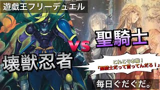 【#遊戯王】副業もいいけど本職もね♪壊獣忍者vs聖騎士【#毎日ぐだぐだ。】