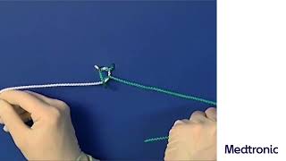 Medtronic Suture Knot Tying: The one-handed knots