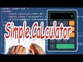 Simple Calculator using HTML, CSS & JavaScript | Beginner Web Project with Beautiful UI