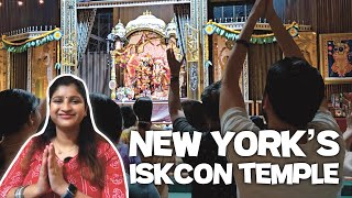 Hare Krishna Temple in New York  |Experiencing Vrindavan's bhakti in USA| Albeli Ritu