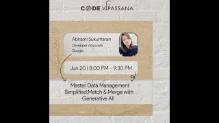 Master Data Management in the Generative AI Era