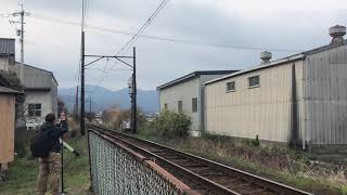 大井川鐵道 新金谷駅前進行