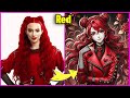 DESCENDANTS THE RISE OF RED CHARACTERS IN ANIME VERSION