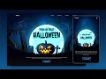Responsive Website Using HTML CSS & JavaScript | Halloween Website