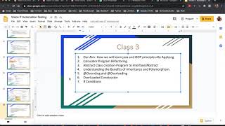 Batch 9 Basics of Java,OOPS, Inheritance, Polymorphism, Overloading, Overriding -Part 6