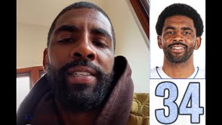 Kyrie Irving reacts to ESPN ranking him the 34th best player in the NBA
