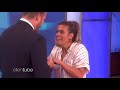 Ellen Sets Up a 'Blindfolded Musical Chairs' Surprise Proposal for a Big Fan!
