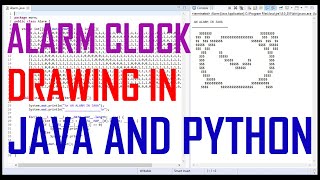 Alarm Clock Drawing In Java And Python From Scratch