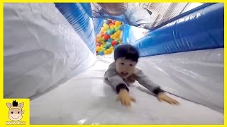 Indoor Playground Fun for Kids and Family Play Slide Rainbow Colors Ball | MariAndKids Toys