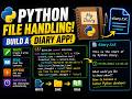 Python File Handling Project 📁 | Read, Write & Append Files (Diary App)