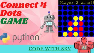 Connecting 4 Dots Game in Python || Python || GAME