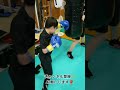 キッズボクシング🥊　jkの姉へ琉星🌠フルパワー連打🥊　 shorts　 jk　 サンドバッグ打ち