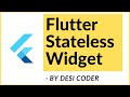 Flutter Stateless Widget Explained in Hindi | Flutter Development Tutorial in Hindi - 10