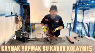 ELEKTRİK KAYNAĞI NASIL YAPILIR? KAYNAK YAPMAK BUKADAR KOLAY. #kaynaknasılyapılır #kaynakönerileri