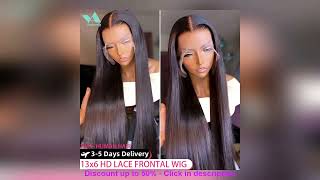 13x4 Bone Straight Lace Front Wig 13x6 Hd Transparent Brazilian 30 40 Inch Human Hair Wigs For Bl