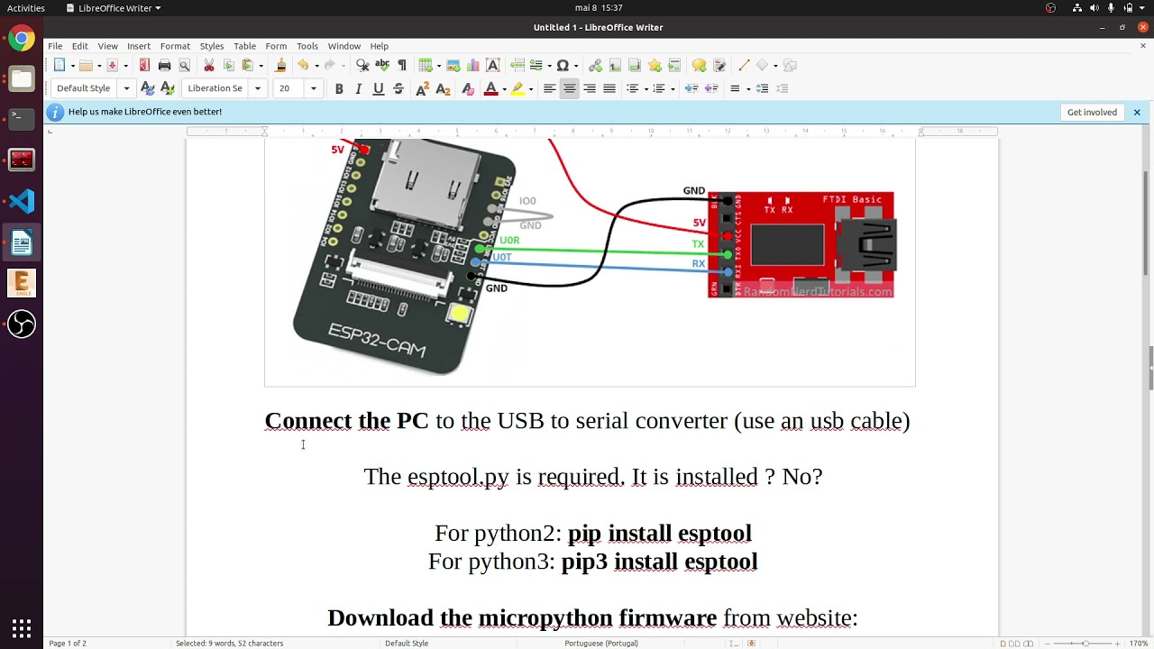 Install Micropython Esp32 Cam Youtube Install Micropython Esp32 Cam Youtube