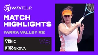 D. Vekic vs. T. Pironkova | 2021 Yarra Valley Classic Day 2 | WTA Highlights