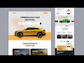 LETS DESIGN BUILDING A RESPONSIVE PREMIUM CAR RENTAL WEBSITE USING HTML CSS & JAVASCRIPT
