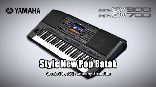 Style Pop Batak New Yamaha PSR SX900 S975 S970 S950